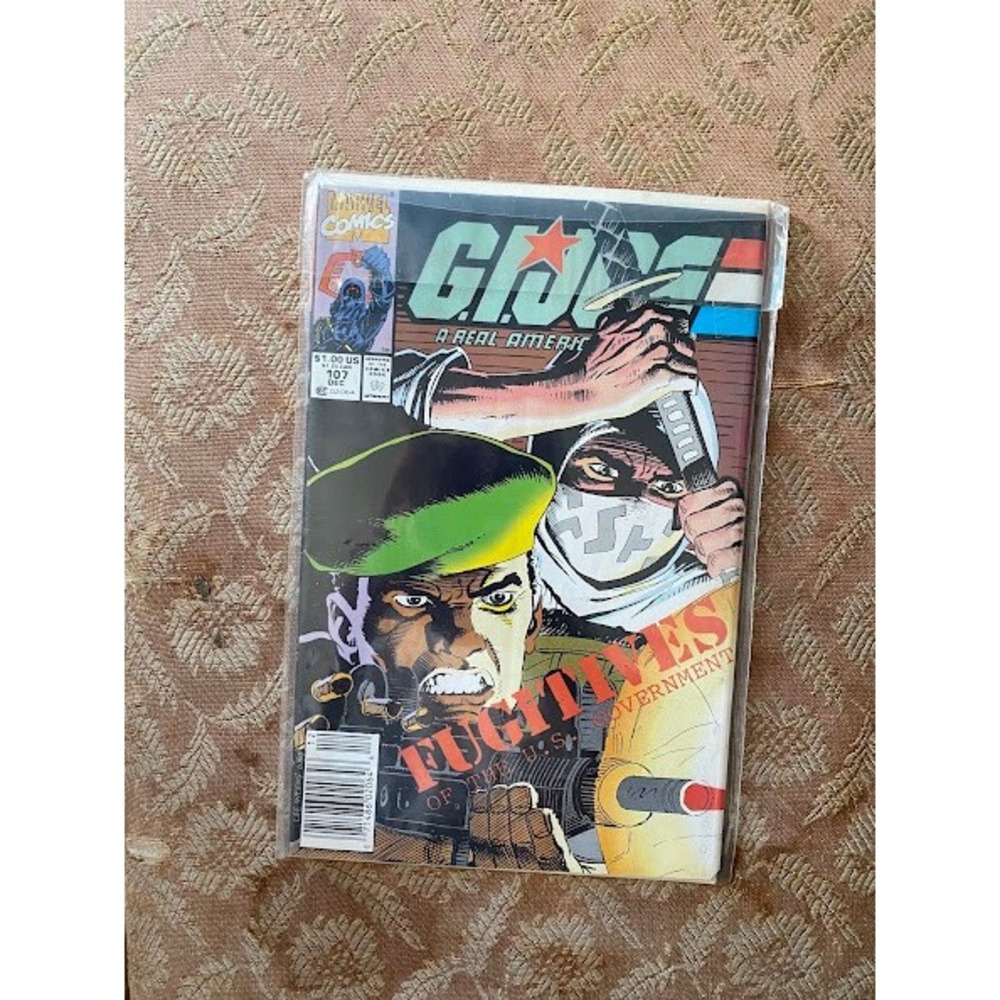 Marvel Comics GI Joe A Real American Hero 107 Dec 1990 Fugitives Lee Weeks Art
